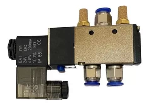 V Lvula Pneum Tica Solenoide Vias Retorno Mola Pu Mm