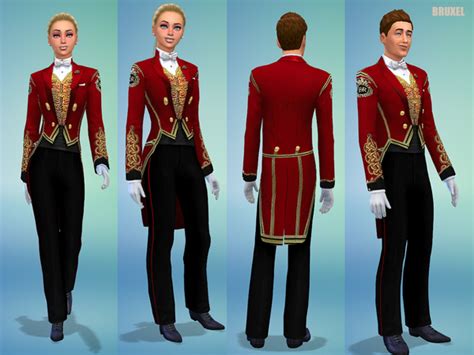 The Sims Resource - Bruxel - Royal Palace Footman Uniform