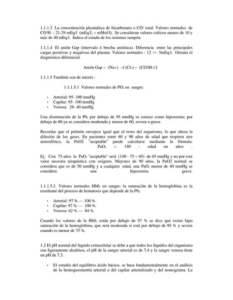 Solution Todo Sobre Las Alteraciones Del Equilibrio Cido B Sico