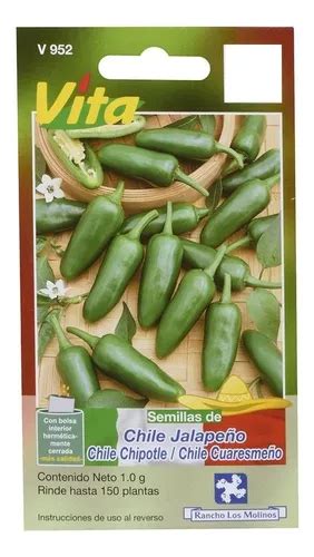 Semillas Chile Jalapeño Hortalizas Huerto Casero Urbano MercadoLibre