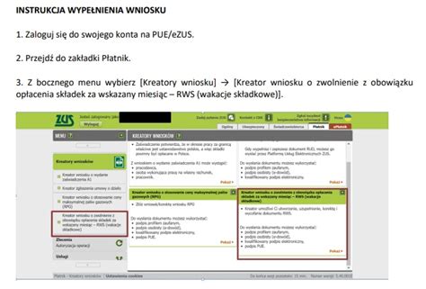 Ostatnie 2 dni na wakacje składkowe ZUS w grudniu 2024 WNIOSEK Infor pl