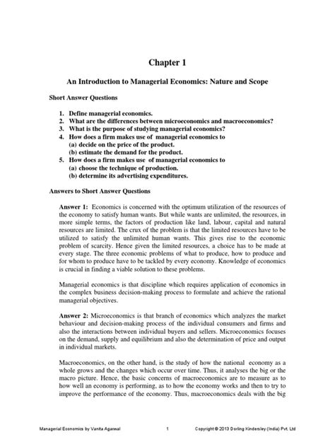 Chapter 1 | Download Free PDF | Microeconomics | Economics