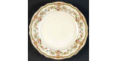 Aida Mustard Trim Bread Butter Plate By Franconia Krautheim