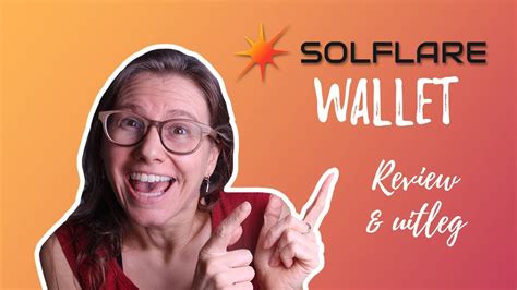 Solflare Wallet Voor Solana Review Tutorial YouTube