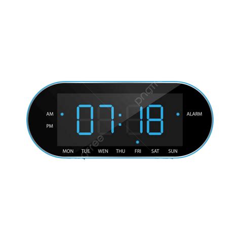 Digital Alarm Clock Vector Hd Png Images Digital Alarm Clock Isolated