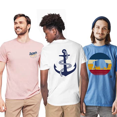 Kit Camiseta Masculina Algod O Canal Surf Camisetas Estampadas