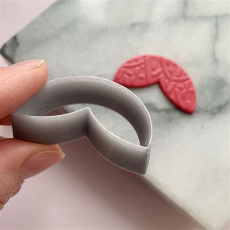 Double Leaf Polymer Clay Cutter D Printed Clay Cutter Etsy