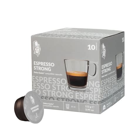 Kaffekapslen Espresso Strong Capsule Per Dolce Gusto Per