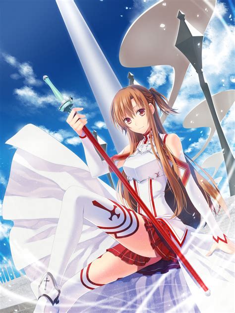 Asuna Sword Art Online Drawn By Necomi Danbooru