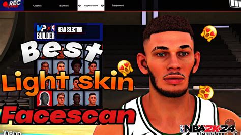 Best Lightskin Face Creation In Nba K Comp Thryhard Facescan Youtube