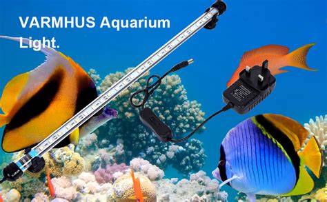 Varmhus Submersible Led Aquarium Light Cm Underwater Fish Lamp