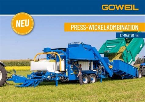 DE Press Wickelkombination Maispresse LT Master F115 Göweil