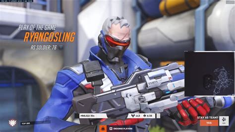 Potg 24500 Dmg 44 Elims Gale Insane Soldier 76 Season 6 Top 500