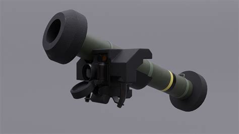 Javelin Fgm Anti Tank Missile D Model Cgtrader