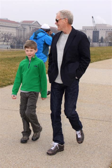 David Letterman and Son Harry Visit the Washington Monument | Celeb ...