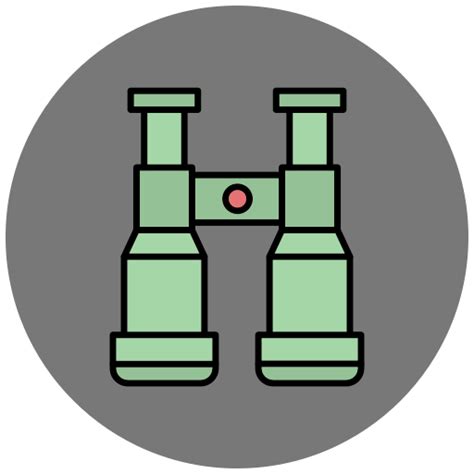 Binocular Generic Outline Color Icon