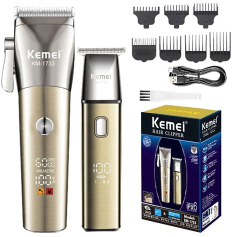 Kemei Clipper De Cabelo Imperme Vel Profissional Para Homens Aparador