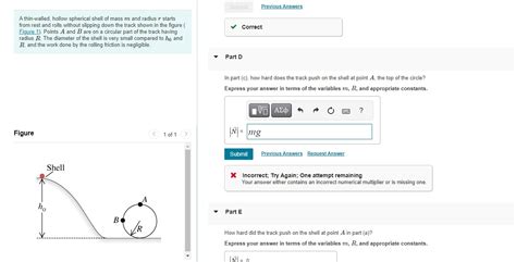 A Thin Walled Hollow Spherical Shell Of Mass M And Chegg