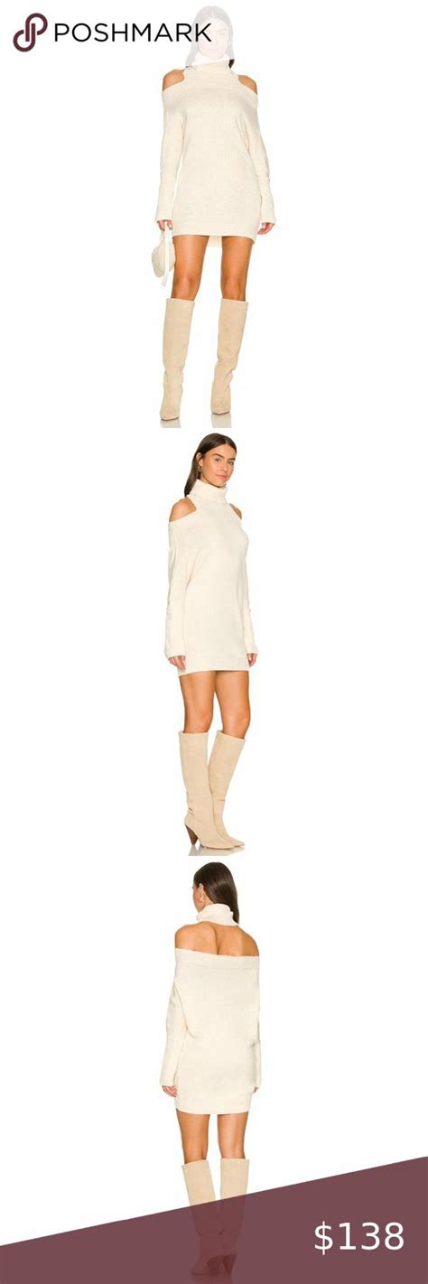 Lovers And Friends Anisa Turtleneck Sweater Dress In Cream Sweater