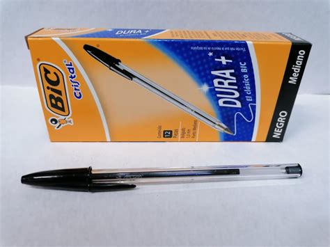 Pluma Bic Mediano Negro Papeler A Manolo