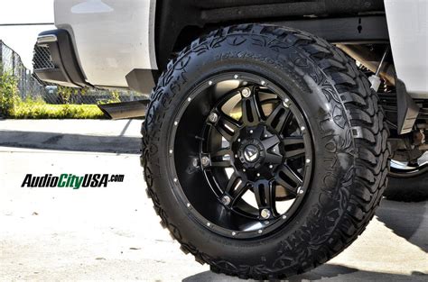 Chevy Silverado Fuel Wheels Hostage Matte Black X