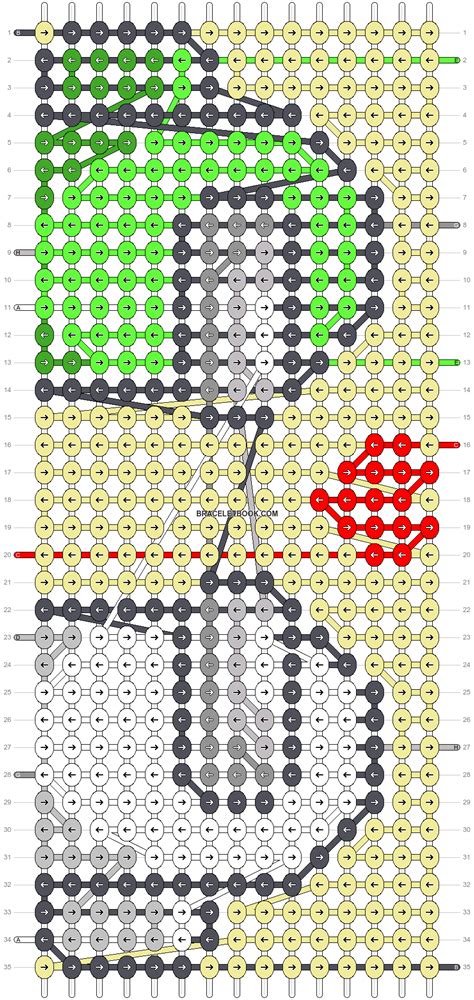 Alpha Pattern Braceletbook Diy Friendship Bracelets Patterns