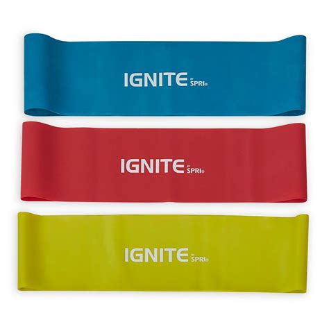 Ignite By Spri Loop Band Kit Loop Bands Resistance Band Workout Guide