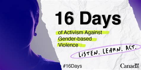 16 Days Of Activism To End Gender Based Violence Comox Valley