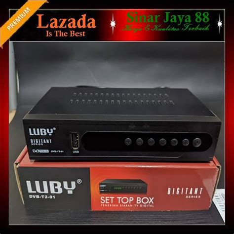 Luby Set Top Box Dvbt C Receiver Tv Stb Digital Dvb T Lazada