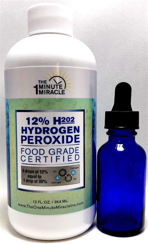 Amazon 12 Hydrogen Peroxide Food Grade 12 Oz Bottle