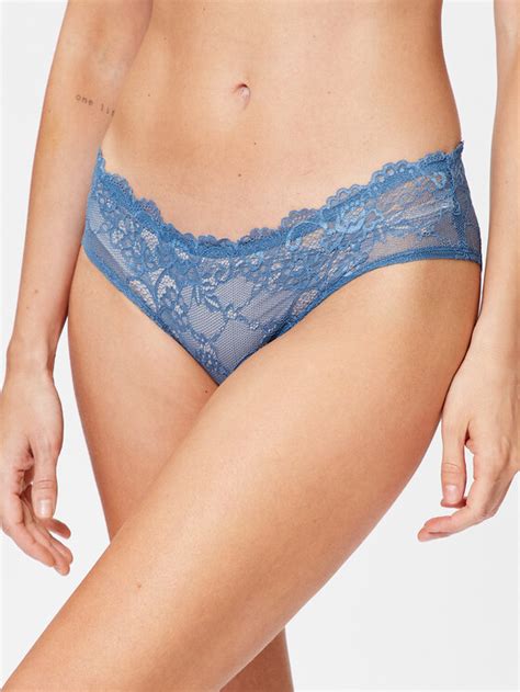 Triumph Figi Klasyczne Tempting Lace Granatowy Modivo Pl