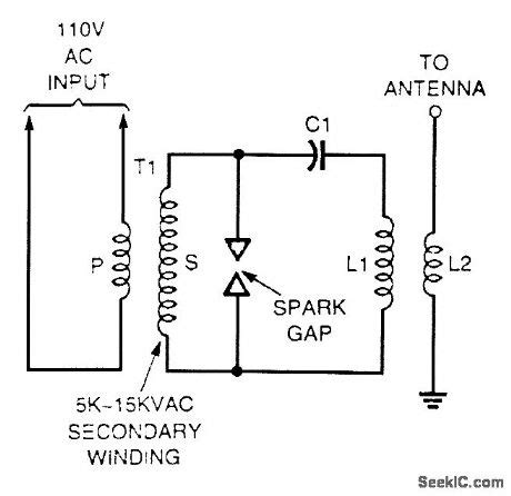 SPARK_GAP_OSCILLATOR - Signal_Processing - Circuit Diagram - SeekIC.com