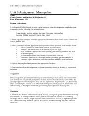 BU224 Section13 Unit9 Docx UNIT 9 BU224 ASSIGNMENT TEMPLATE 1 Unit 9