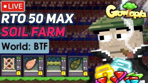 Lanjutin Soil Farm Live Growtopia Growtopia YouTube