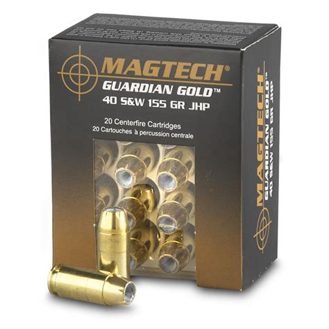 Magtech Guardian Gold 40 S W JHP 155 Grain 20 Rounds 65592 40