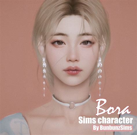 Special Gift For 5000 Views Korean Female Sims L BORA BunbunzSims