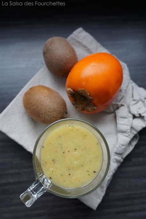 Smoothie Kiwis Kakis La Salsa Des Fourchettes