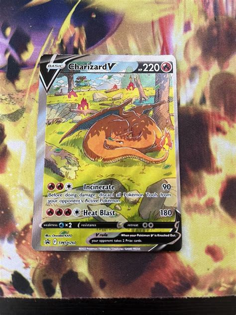 Pok Mon Tcg Charizard V Swsh Black Star Promos Swsh Holo Promo Card