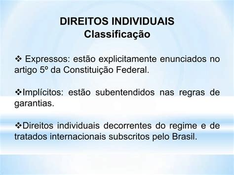 Aula 2 Dos Direitos E Deveres Individuais E Coletivos Ppt