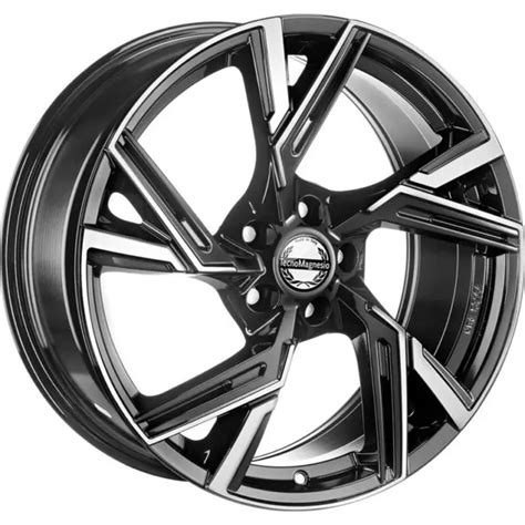 CERCHI IN LEGA Per AUDI Q2 18 TECNOMAGNESIO MASTER BLACK POLISHED