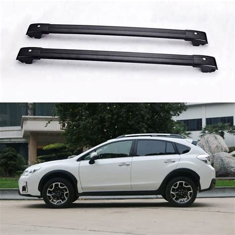 HALLEH 2 Stück Dachreling Dachgepäckträger für Subaru XV SUV 2012 2019