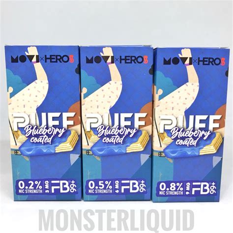 Jual Puff Wafer Blueberry Coated By Movi Mg Mg Mg Ml Fb Shopee