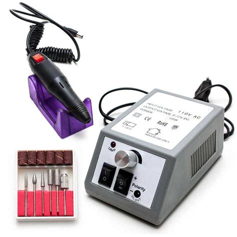 Lixadeira Eletrica Unha Manicure Pedicure Profissional Motor Bivolt Ab Midia Lixa De Unha