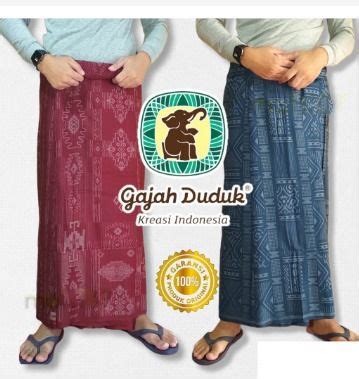 Ready To Wear Sarong Gajah Duduk Kain Pelikat Gajah Duduk Sarung