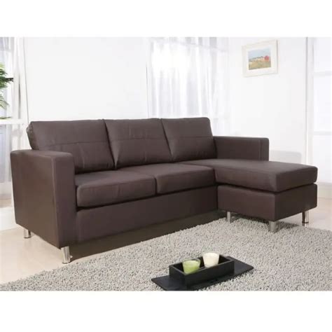 Windell Wide Faux Leather Reversible Sofa Chaise Vigshome