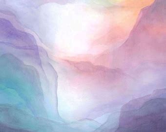 Mother Earth Veil Watercolor Painting Print Etsy 日本