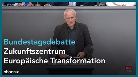 Bundestagsdebatte zum Zukunftszentrum Europäische Transformation und