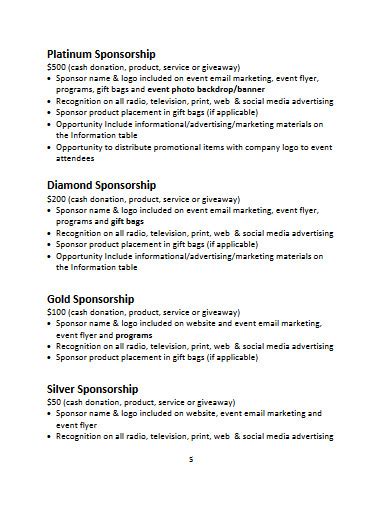 Event Sponsorship Proposal 10 Examples Format How To Create Pdf