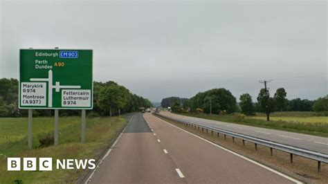 A90 Man Hit By Lorry On Dual Carriageway Near Marykirk Bbc News