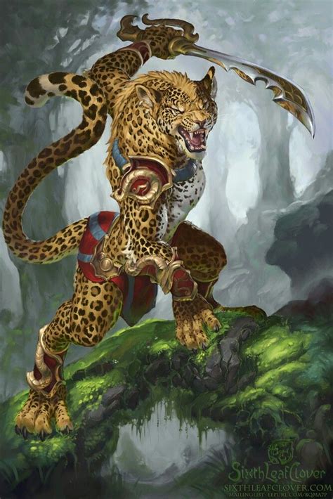 Wereleopard African Myth The Result Of A Leopard God Mating With A